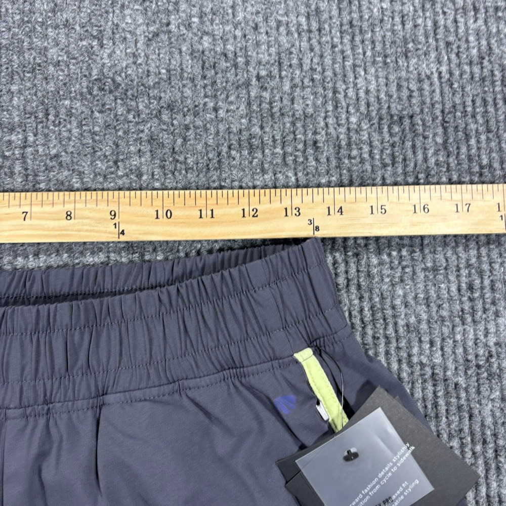 Marika Cycle House Athletic Shorts Women Size M Grey Neon NWT GLS1232A - Picture 2 of 12